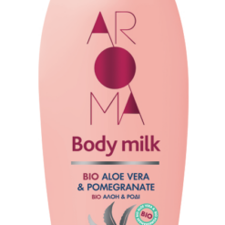 Body Milk Βιολογικό Αλόη και Ρόδι Aroma (300 ml)