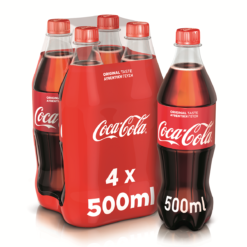 Coca-Cola 4 τεμ. (4x500 ml)