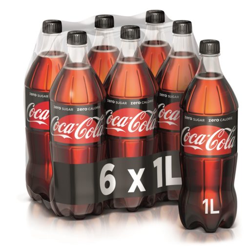 Coca-Cola Zero Κιβώτιο (6x1 Lt)