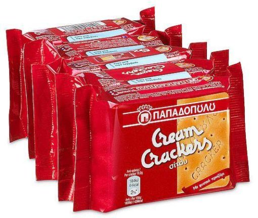 Cream Crackers Σίτου Παπαδοπούλου (5x43 g)