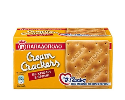 Cream Crackers με Kριθάρι
