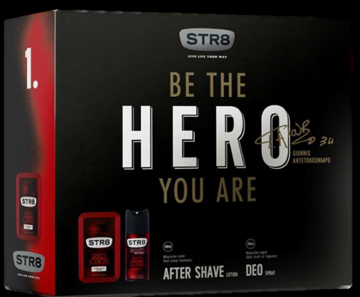 Red Code After Shave Lotion 100ml +Αποσμητικό 150ml STR8