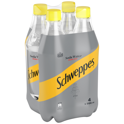 Soda Water Schweppes (4x500 ml)