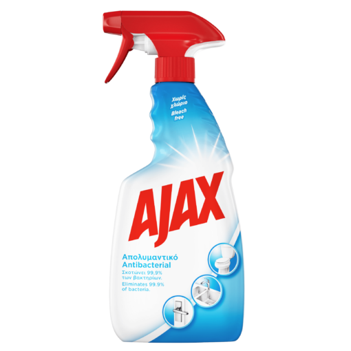 Spray Καθαριστικό Επιφανειών Χωρίς Χλώριο Ajax (500 ml)
