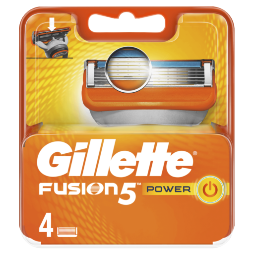 Ανταλλακτικές Κεφαλές Ξυρίσματος Fusion5 Power Gillette (2x4 τμχ) -4€