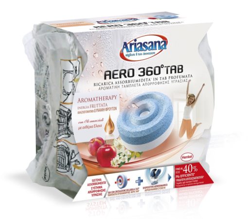 Ανταλλακτική ταμπλέτα απορρόφησης υγρασίας Φρούτα για Aero 360° Ariasana (450gr)