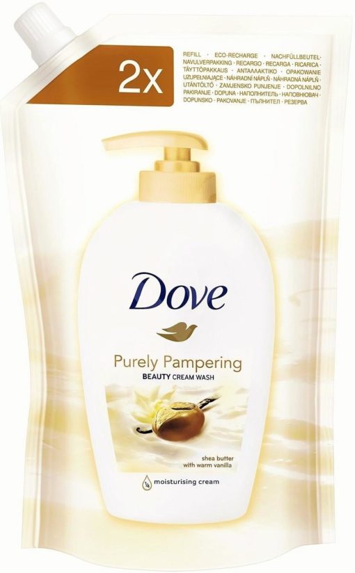 Ανταλλακτικό Υγρό Κρεμοσάπουνο Purely Pampering Shea Butter Dove (500 ml)