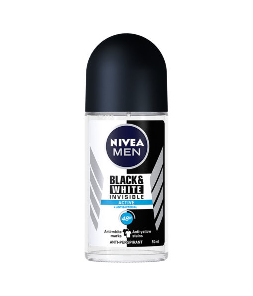 Αποσμητικό Roll on Invisible For Black & White Active Nivea (50 ml)