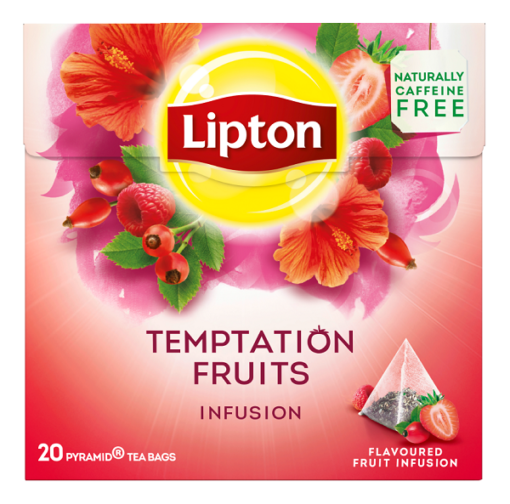 Αφέψημα Καλοκαιρινά Φρούτα Lipton (20 πυραμίδες x 2 g)
