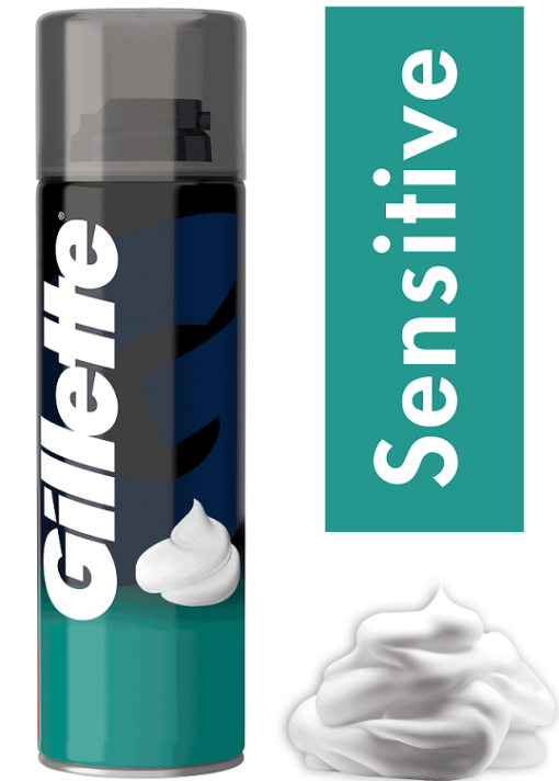Αφρός Ξυρίσματος Sensitive Gillette Classic (200 ml)