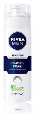 Αφρός Ξυρίσματος Sensitive Nivea for Men (200 ml)