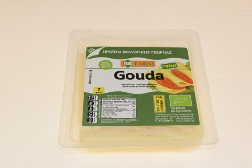 Βιολογικό Τυρί Gouda σε Φέτες Βιοφάρμα (150g)
