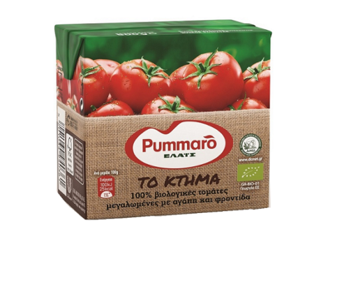 Βιολογικός Χυμός Τομάτας Ελαφρά Συμπυκνωμένος Bio Κτήμα Pummaro (500 g)