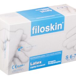 Γάντια Λάτεξ με Πούδρα S Filoskin (100 τμχ)