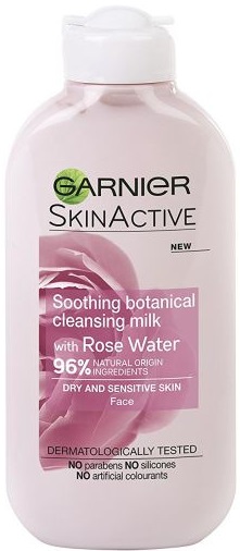 Γαλάκτωμα Καθαρισμού Για Ξηρές Επιδερμίδες Rose Water Garnier (200 ml)