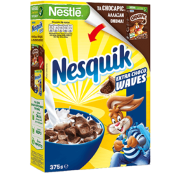Δημητριακά Nesquik Dark Choco Waves Nestle (375g)
