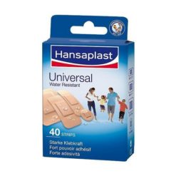 Επιθέματα Universal Αδιάβροχα Hansaplast (40 λωρίδες/ 4 μεγεθών)