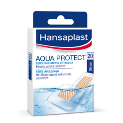 Επιθέματα Αδιάβροχη Προστασία Hansaplast (20 λωρίδες/2 μεγέθη)