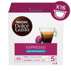 Κάψουλες Espresso Decaffeinato για Μηχανή Nescafe Dolce Gusto 16 ροφήματα (96 g)