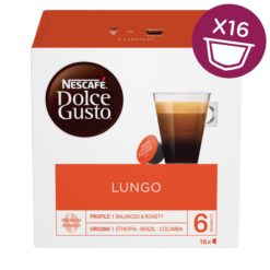 Κάψουλες Espresso Lungo για Μηχανή Nescafe Dolce Gusto 16 ροφήματα (112 g)
