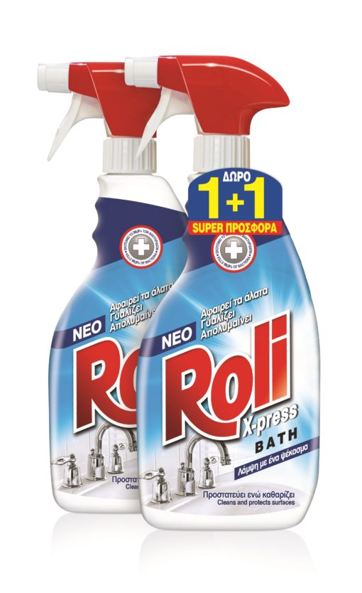 Καθαριστικό Spray για το μπάνιο Roli (720ml) 1+1Δώρο