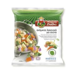 Λαχανικά Κατεψυγμένα Ανάμεικτα για σούπα Μπάρμπα Στάθης (1kg)