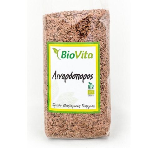 Λιναρόσπορος βιολογικός Biovita (500 g)