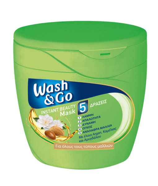 Μάσκα για όλους τους τύπους Μαλλιών Wash & Go (300 ml)