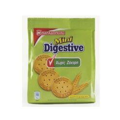 Μπισκότα Mini Digestive Χωρίς Ζάχαρη Παπαδοπούλου (70g)