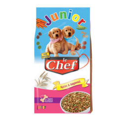 Ξηρή Τροφή Σκύλου με Κρέας και Λαχανικά Le Chef (2 kg)