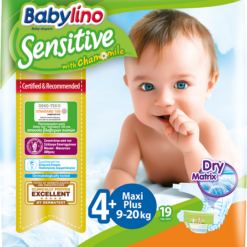 Πάνες Babylino Sensitive (19τεμ) No 4+ (9-20 Kg)