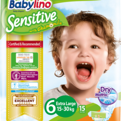 Πάνες Babylino Sensitive No6 (15-30 Kg) (15τεμ)
