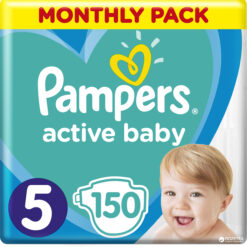 Πάνες Pampers Active Baby Μέγεθος 5 (Junior) 11-16 Kg