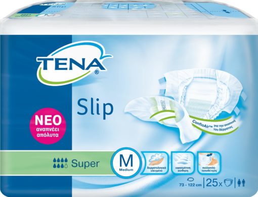 Πάνες ενηλίκων Slip Super Medium No 3 Tena (25 τεμ)