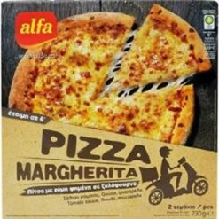 Πίτσα Margarita Κατεψυγμένη Alfa (2X730 g)