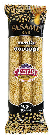 Παστέλι με Σουσάμι "Sesame snack" Jannis (40 g)