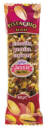 Παστέλι με Φιστίκι Κελυφωτό Jannis (40g)