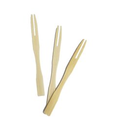 Πηρουνάκια Μικρά Bamboo Decorata (24 τεμ)