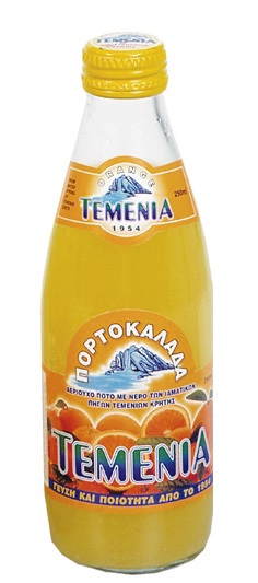 Πορτοκαλάδα Γυάλινη Φιάλη Τεμένια (250 ml)