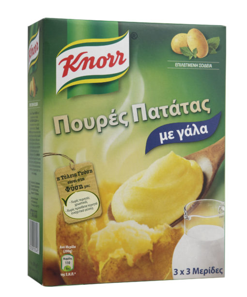 Πουρές Πατάτας με Γάλα Knorr (291 g)