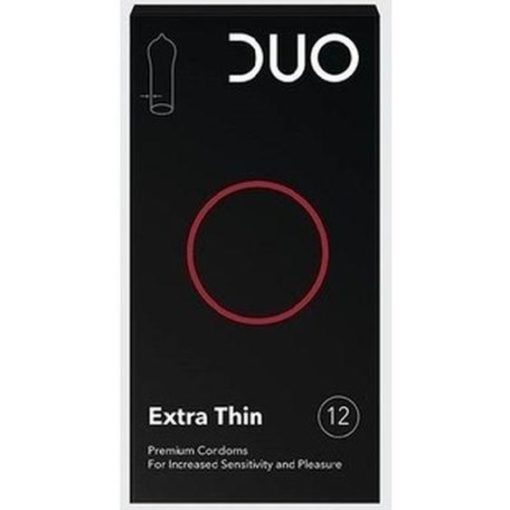 Προφυλακτικά Extra Thin (Πολύ Λεπτά) DUO (12 τεμ)