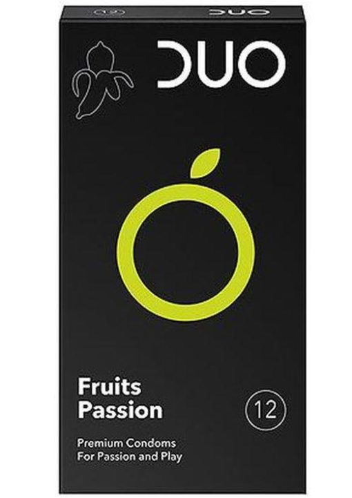 Προφυλακτικά Fruits Passion DUO (12 τεμ)