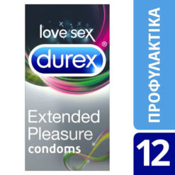 Προφυλακτικά Με Επιβραδυντικό Τζέλ Extended Pleasure Durex 12 τεμάχια
