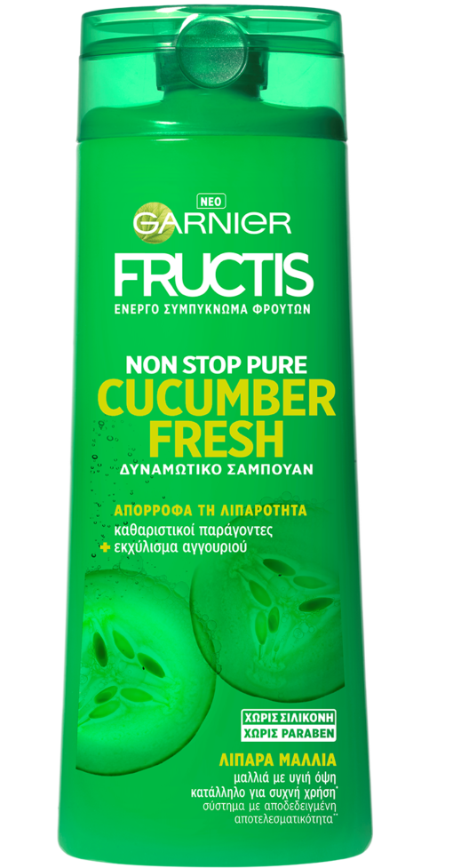Σαμπουάν Cucumber Fresh Fructis Garnier (400ml)