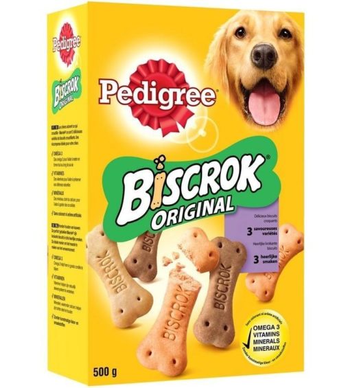 Σνακ για σκύλους Biscrok Pedigree (500 g)