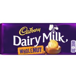 Σοκολάτα Γάλακτος Με Ολόκληρα Φουντούκια Whole Nuts Cadbury (120 g)