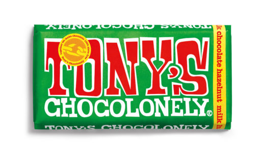 Σοκολάτα Γάλακτος με φουντούκι Tony's Chocolonely (180g)