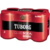 Σόδα Κουτί Club Soda Tuborg (6x330 ml) 5+1 Δώρο