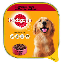 Τροφή για σκύλους με Μοσχάρι και Συκώτι Pedigree (300 g)
