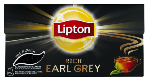 Τσάι Μαύρο Earl Grey Lipton (25 φακ x 1